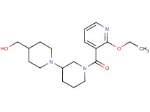 {1'-[(2-ethoxy-3-pyridinyl)carbonyl]-1,3'-bipiperidin-4-yl}methanol