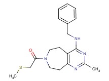 N-benzyl-2-methyl-7-[(methylthio)acetyl]-6,7,8,9-tetrahydro-5H-pyrimido[4,5-d]azepin-4-amine