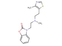 3-(2-{methyl[2-(4-methyl-1,3-thiazol-5-yl)ethyl]amino}ethyl)-1,3-benzoxazol-2(3H)-one