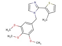 2-(3-methyl-2-thienyl)-1-(3,4,5-trimethoxybenzyl)-1H-imidazole