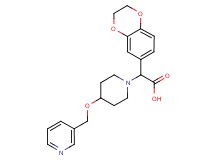 2,3-dihydro-1,4-benzodioxin-6-yl[4-(pyridin-3-ylmethoxy)piperidin-1-yl]acetic acid