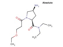 (4S)-4-amino-1-(3-ethoxypropanoyl)-N,N-diethyl-L-prolinamide