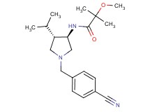 N-[rel-(3R,4S)-1-(4-cyanobenzyl)-4-isopropyl-3-pyrrolidinyl]-2-methoxy-2-methylpropanamide hydrochloride