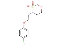4-[2-(4-chlorophenoxy)ethyl]-1,3,4-oxathiazinane 3,3-dioxide