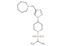 1-({1-[1-(isopropylsulfonyl)piperidin-4-yl]-1H-1,2,3-triazol-4-yl}methyl)azepane