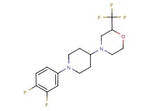 4-[1-(3,4-difluorophenyl)piperidin-4-yl]-2-(trifluoromethyl)morpholine
