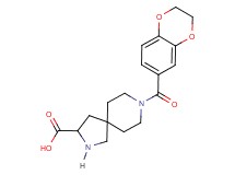 8-(2,3-dihydro-1,4-benzodioxin-6-ylcarbonyl)-2,8-diazaspiro[4.5]decane-3-carboxylic acid