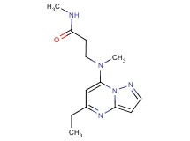 N~3~-(5-ethylpyrazolo[1,5-a]pyrimidin-7-yl)-N~1~,N~3~-dimethyl-beta-alaninamide