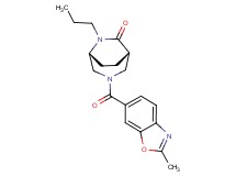 (1S*,5R*)-3-[(2-methyl-1,3-benzoxazol-6-yl)carbonyl]-6-propyl-3,6-diazabicyclo[3.2.2]nonan-7-one