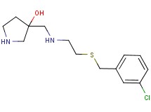 3-[({2-[(3-chlorobenzyl)thio]ethyl}amino)methyl]-3-pyrrolidinol dihydrochloride