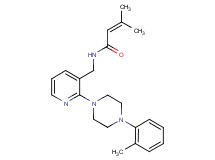 3-methyl-N-({2-[4-(2-methylphenyl)piperazin-1-yl]pyridin-3-yl}methyl)but-2-enamide
