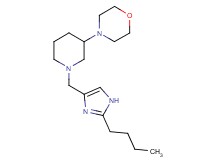 4-{1-[(2-butyl-1H-imidazol-4-yl)methyl]-3-piperidinyl}morpholine