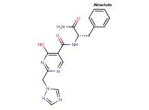 N-{[4-hydroxy-2-(1H-1,2,4-triazol-1-ylmethyl)pyrimidin-5-yl]carbonyl}-L-phenylalaninamide
