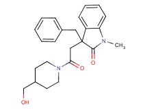 3-benzyl-3-{2-[4-(hydroxymethyl)piperidin-1-yl]-2-oxoethyl}-1-methyl-1,3-dihydro-2H-indol-2-one