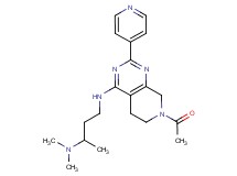 N~1~-(7-acetyl-2-pyridin-4-yl-5,6,7,8-tetrahydropyrido[3,4-d]pyrimidin-4-yl)-N~3~,N~3~-dimethylbutane-1,3-diamine