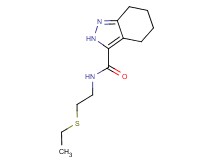 N-[2-(ethylthio)ethyl]-4,5,6,7-tetrahydro-2H-indazole-3-carboxamide