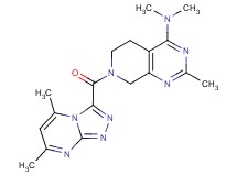 7-[(5,7-dimethyl[1,2,4]triazolo[4,3-a]pyrimidin-3-yl)carbonyl]-N,N,2-trimethyl-5,6,7,8-tetrahydropyrido[3,4-d]pyrimidin-4-amine