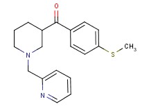 [4-(methylthio)phenyl][1-(2-pyridinylmethyl)-3-piperidinyl]methanone