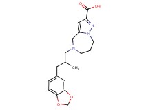 5-[3-(1,3-benzodioxol-5-yl)-2-methylpropyl]-5,6,7,8-tetrahydro-4H-pyrazolo[1,5-a][1,4]diazepine-2-carboxylic acid