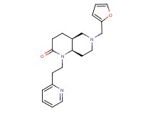 (4aS*,8aR*)-6-(2-furylmethyl)-1-(2-pyridin-2-ylethyl)octahydro-1,6-naphthyridin-2(1H)-one