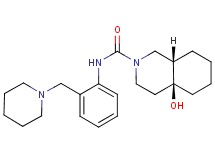(4aS*,8aS*)-4a-hydroxy-N-[2-(piperidin-1-ylmethyl)phenyl]octahydroisoquinoline-2(1H)-carboxamide