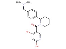 5-[(2-{4-[(dimethylamino)methyl]phenyl}-1-piperidinyl)carbonyl]-2,4-pyridinediol