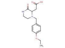 [1-(4-ethoxybenzyl)-3-oxo-2-piperazinyl]acetic acid