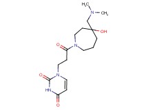 1-(3-{4-[(dimethylamino)methyl]-4-hydroxy-1-azepanyl}-3-oxopropyl)-2,4(1H,3H)-pyrimidinedione