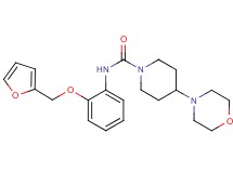N-[2-(2-furylmethoxy)phenyl]-4-morpholin-4-ylpiperidine-1-carboxamide