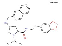 (4R)-N-[2-(1,3-benzodioxol-5-yl)ethyl]-1-isopropyl-4-[(2-naphthylmethyl)amino]-L-prolinamide