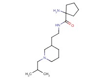 1-amino-N-[2-(1-isobutyl-3-piperidinyl)ethyl]cyclopentanecarboxamide dihydrochloride