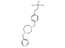 2-methyl-4-(4-{[4-(4-pyridinylmethyl)-1,4-diazepan-1-yl]methyl}phenyl)-2-butanol