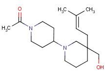 [1'-acetyl-3-(3-methyl-2-buten-1-yl)-1,4'-bipiperidin-3-yl]methanol