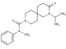 2-isopropyl-N-methyl-3-oxo-N-phenyl-2,9-diazaspiro[5.5]undecane-9-carboxamide