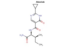 N~2~-[(2-cyclopropyl-6-oxo-1,6-dihydropyrimidin-5-yl)carbonyl]-L-isoleucinamide