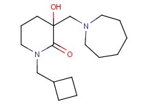 3-(1-azepanylmethyl)-1-(cyclobutylmethyl)-3-hydroxy-2-piperidinone