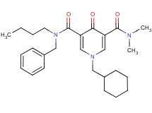 N-benzyl-N-butyl-1-(cyclohexylmethyl)-N',N'-dimethyl-4-oxo-1,4-dihydro-3,5-pyridinedicarboxamide
