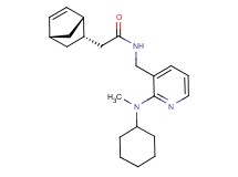2-[(1S*,2S*,4S*)-bicyclo[2.2.1]hept-5-en-2-yl]-N-({2-[cyclohexyl(methyl)amino]-3-pyridinyl}methyl)acetamide