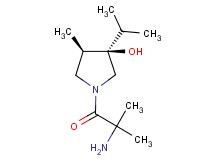 (3R*,4R*)-3-isopropyl-4-methyl-1-(2-methylalanyl)-3-pyrrolidinol