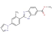 methyl 2-[2-methyl-4-(1H-pyrazol-1-yl)phenyl]-1H-benzimidazole-6-carboxylate