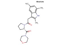 2,5,7-trimethyl-3-{2-[(2S)-2-(morpholin-4-ylcarbonyl)pyrrolidin-1-yl]-2-oxoethyl}-1H-indole