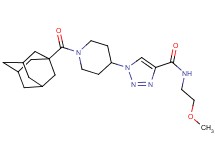1-[1-(1-adamantylcarbonyl)-4-piperidinyl]-N-(2-methoxyethyl)-1H-1,2,3-triazole-4-carboxamide