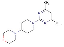 4-[1-(4,6-dimethyl-2-pyrimidinyl)-4-piperidinyl]morpholine