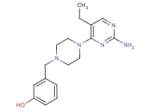3-{[4-(2-amino-5-ethylpyrimidin-4-yl)piperazin-1-yl]methyl}phenol