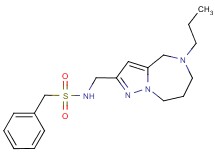 1-phenyl-N-[(5-propyl-5,6,7,8-tetrahydro-4H-pyrazolo[1,5-a][1,4]diazepin-2-yl)methyl]methanesulfonamide