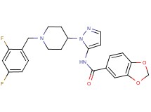 N-{1-[1-(2,4-difluorobenzyl)-4-piperidinyl]-1H-pyrazol-5-yl}-1,3-benzodioxole-5-carboxamide