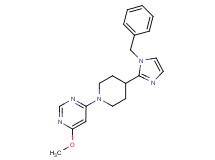 4-[4-(1-benzyl-1H-imidazol-2-yl)piperidin-1-yl]-6-methoxypyrimidine