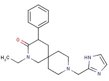 2-ethyl-9-(1H-imidazol-2-ylmethyl)-4-phenyl-2,9-diazaspiro[5.5]undecan-3-one