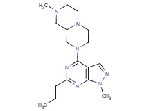 2-methyl-8-(1-methyl-6-propyl-1H-pyrazolo[3,4-d]pyrimidin-4-yl)octahydro-2H-pyrazino[1,2-a]pyrazine