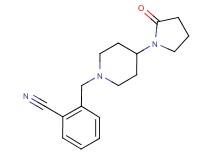 2-{[4-(2-oxopyrrolidin-1-yl)piperidin-1-yl]methyl}benzonitrile
